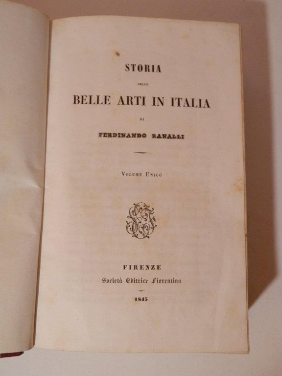 Storia delle belle arti in Italia