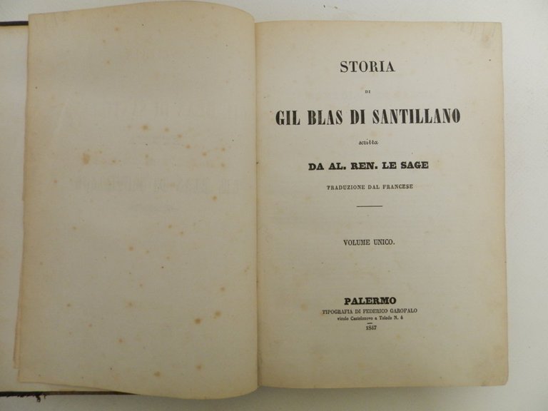 Storia di Gil Blas di Santillano