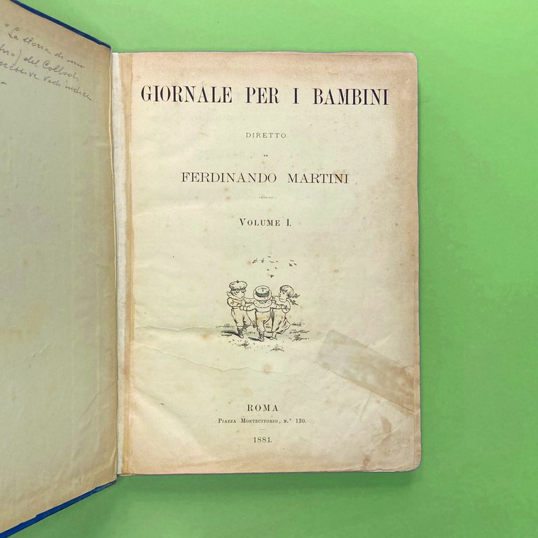 Storia di un burattino. Avventure di Pinocchio. Giornale per bambini.