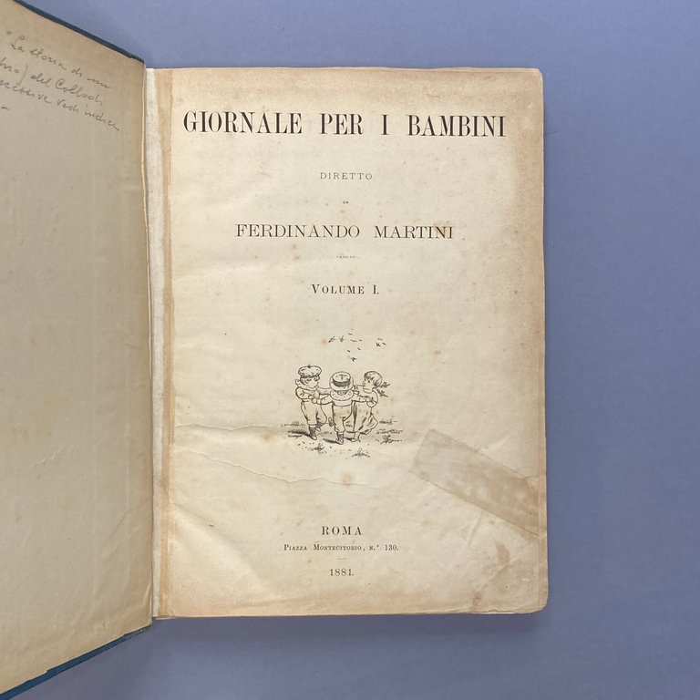 Storia di un burattino. Avventure di Pinocchio. Giornale per bambini.