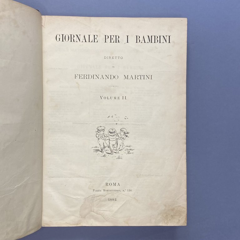 Storia di un burattino. Avventure di Pinocchio. Giornale per bambini.