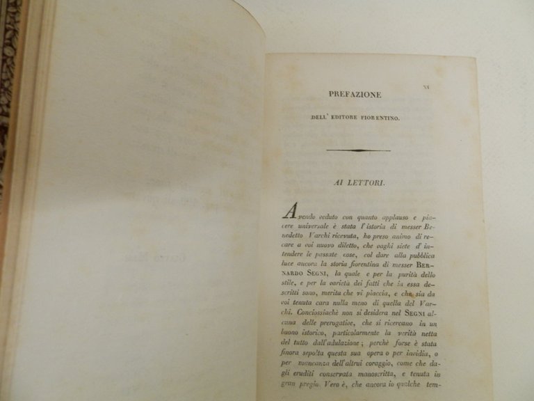 Storie fiorentine di Messer Bernardo Segni gentiluomo fiorentino dall�anno MDXXVII, …