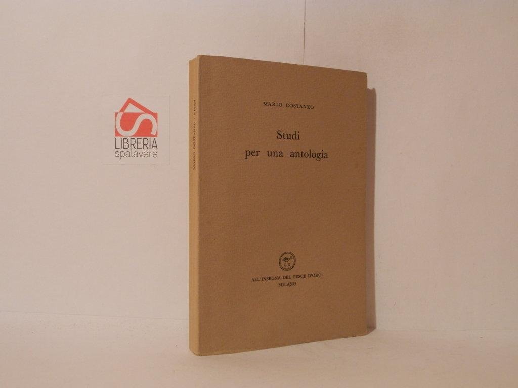 Studi per una antologia