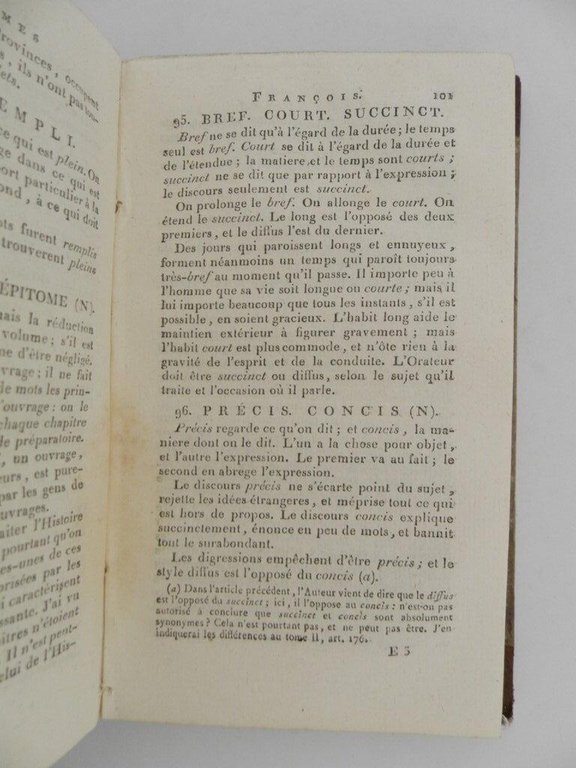 Synonymes francois, leurs differentes significations; et le choix qu'il en …