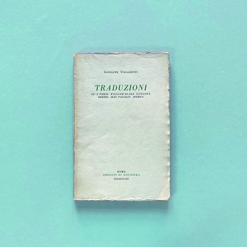 Tradizioni. St. J. Perse. W. Blake. Gongora. Essenin. Hean Paulhan. …