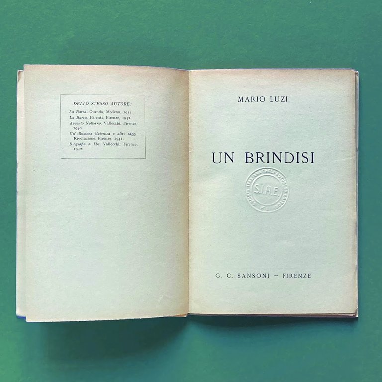 Un brindisi