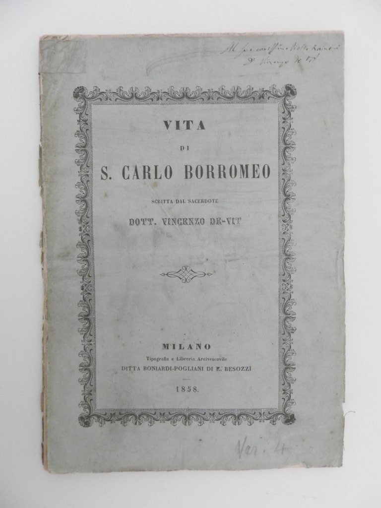 Vita di S. Carlo Borromeo