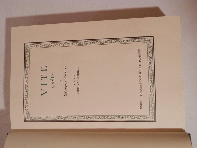 Vite scelte di Giorgio Vasari