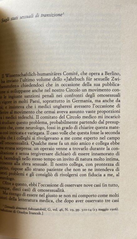 LA MIA AMICIZIA CON MIKSA SCHÄCHTER: SCRITTI PREANALITICI 1899-1908