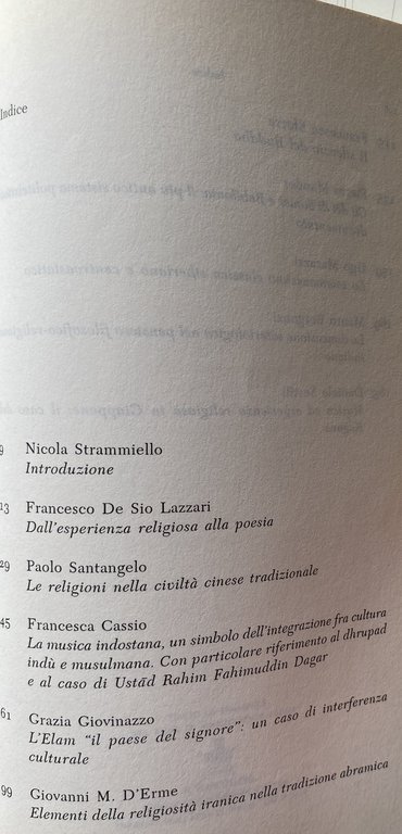 FEDI E CULTURE OLTRE IL DIO DI ABRAMO