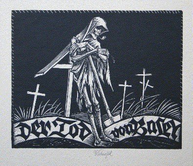 Der Tod von Basel. Acht Holzschnitte zu dem alten Volksliede.