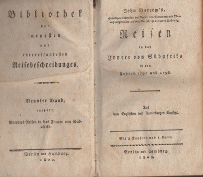 Reisen in das Innere von Südafrika in den Jahren 1797 …
