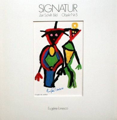 SIGNATUR. Zeit. Schrift. Bild. Objekt Nr. 5: Souvenirs et dernieres …