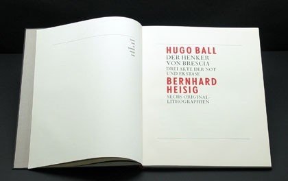 Der Henker von Brescia. Drei Akte der Not und Ekstase. …