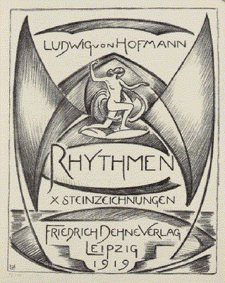 Rhythmen. X Steinzeichnungen. (Begleittext von Th. Däubler).