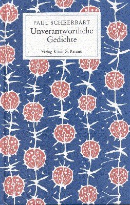 Unverantwortliche Gedichte.
