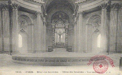 Paris, (s/w): Hôtel des Invalides. Dôme des Invalides.