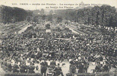 Paris, (s/w): Jardin des Plantes - La musique de la …