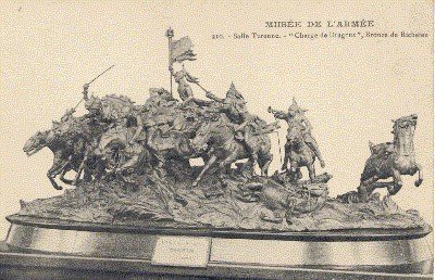 Paris, (s/w): Musée de l`Armée - Salle Turenne - "Charge …