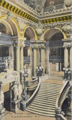 Paris, (kol.): Opéra, le grand escalier.
