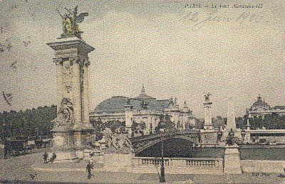 Paris, (kol.): Le Pont Alexandre III.