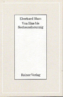 Von Eins bis Sechsundzwanzig.