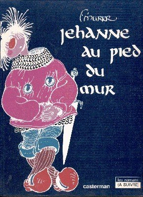 Jehanne au pied du mur.