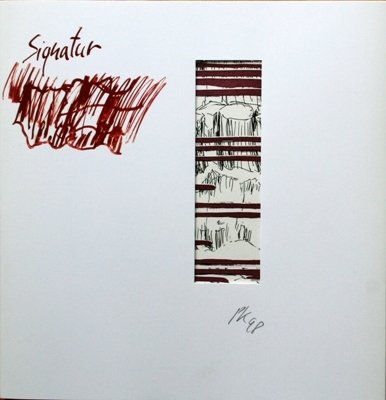 SIGNATUR. Zeit. Schrift. Bild. Objekt Nr. 29.