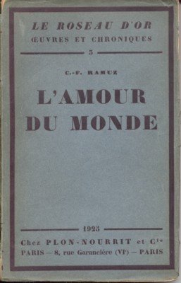 L`amour du monde.