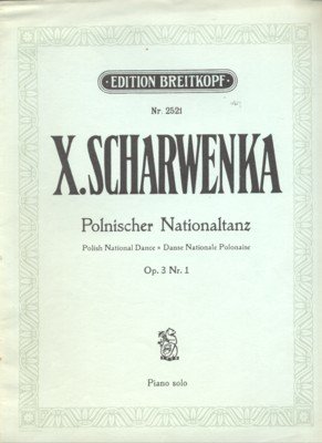 Polnischer Nationaltanz. Op. 3 Nr. 1. Piano solo.