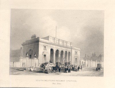 London: South Western Railway Station, Nine Elms.
