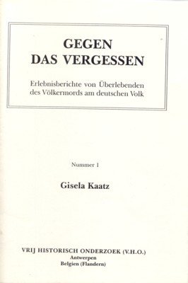 Gegen das Vergessen. Erlebnisberichte von Überlebenden des Völkermords am deutschen …