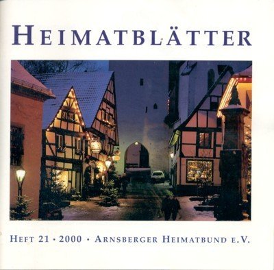 Heimatblätter. Zeitschrift des Arnsberger Heimatbundes.