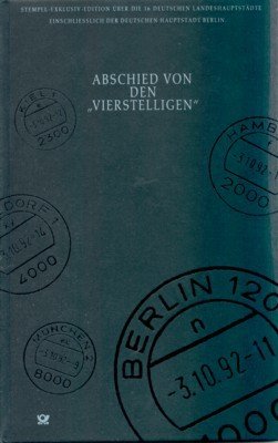 Abschied von den "Vierstelligen". Stempel-Exklusiv-Edition über die 16 deutschen Landeshauptstädte …