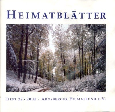 Heimatblätter. Zeitschrift des Arnsberger Heimatbundes.