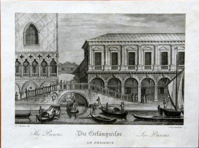 Vedute von Venedig: The Prisons. Die Gefängnisse. Les Prisons. Le …