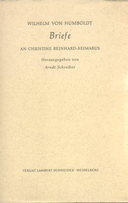 Briefe an Christine Reinhard-Reimarus. Herausgegeben von Arndt Schreiber. Der Göttinger …