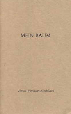 Mein Baum. Gedichte. Zweite erweiterte Auflage.