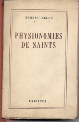 Physionomies de Saints.
