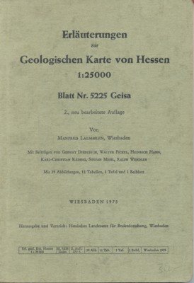 Erläuterungen zur Geologischen Karte von Hessen 1:25000, Blatt Nr. 5225 …