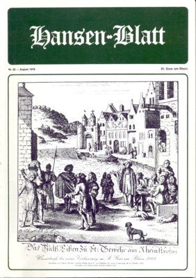 Hansen-Blatt. Schriftenreihe des Internationalen hansenordens.