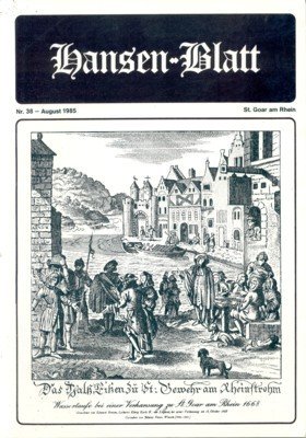 Hansen-Blatt. Schriftenreihe des Internationalen Hansenordens.