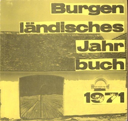 Burgenländisches Jahrbuch 1971.