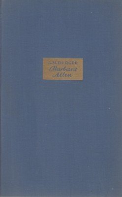 Barbara Allen. Historischer Roman.