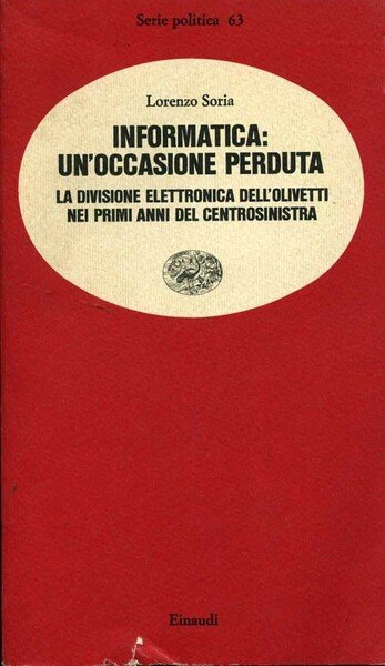 informatica: un'occasione perduta