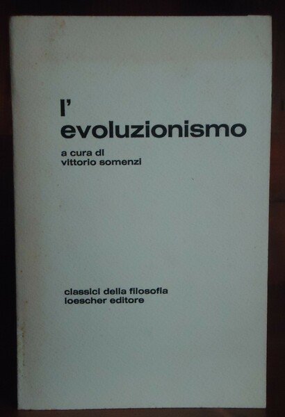 L'EVOLUZIONISMO