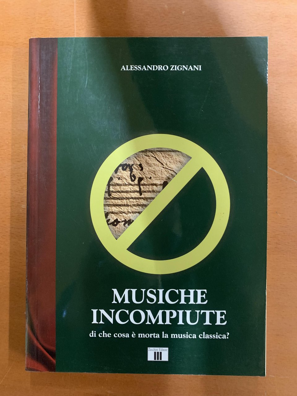 Alessandro Zignani. Musiche incompiute. Di cosa è morta la musica …