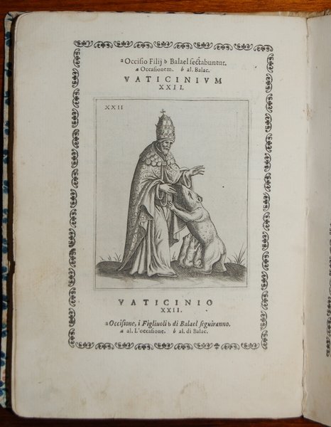 Vaticinii overo profetie dell' abate Gioachino e di Anselmo vescovo …