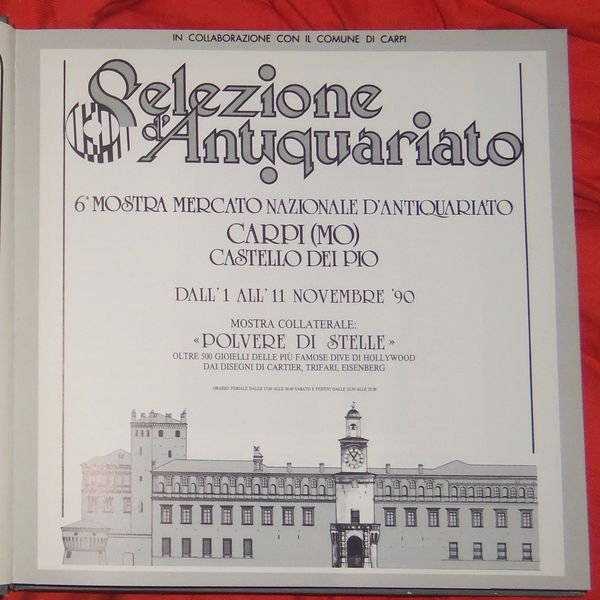 SELEZIONE D'ANTIQUARIATO Carpi castello dei Pio 1990