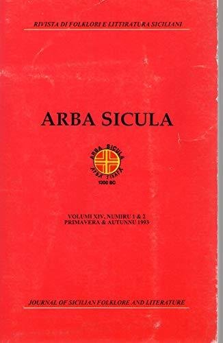 Arba Sicula - rivista di folklore e litteritura siciliani (journal …